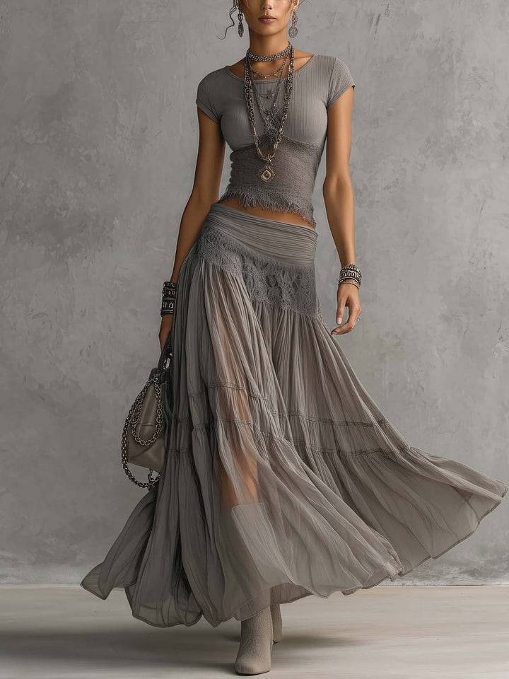 Κaterina – Αέρινο Boho Couture Σετ