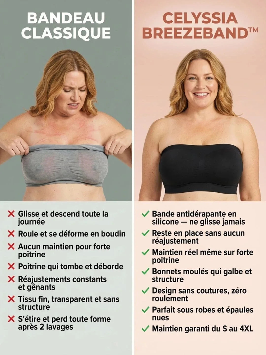 BreezeBand™ | Comfortabele Strapless BH