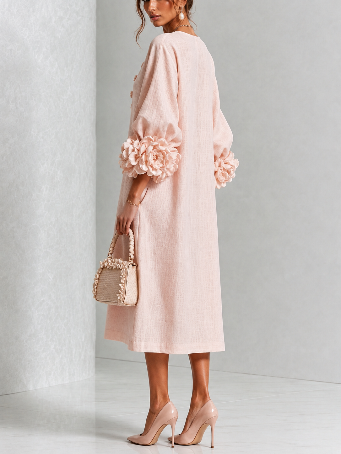 The Annabelle Petal Midi Dress