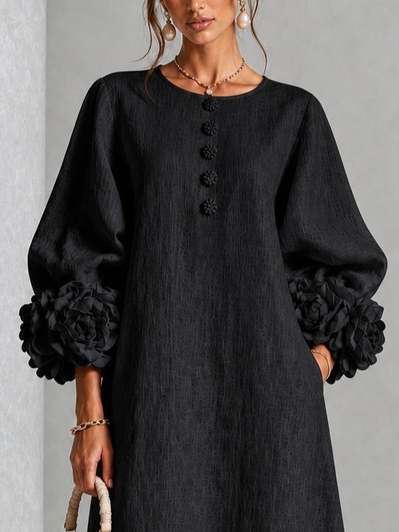 The Clarice Petal Midi Dress